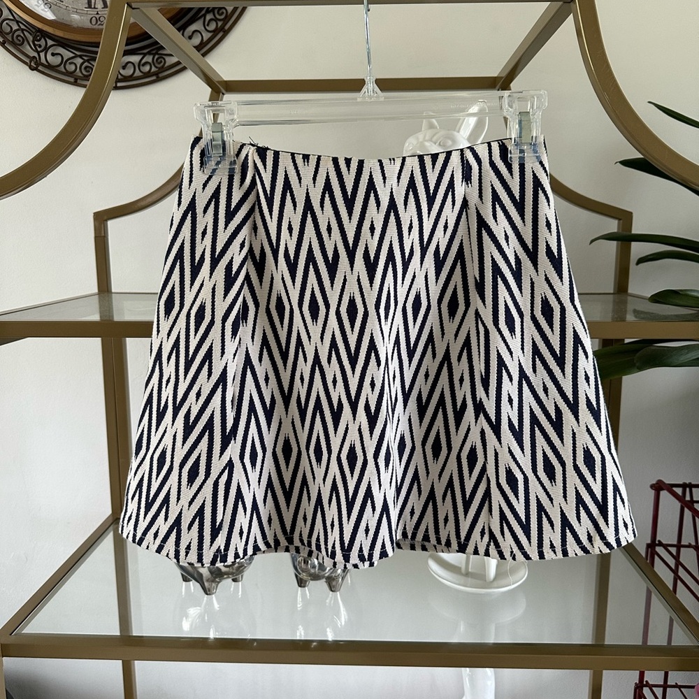Zara printed circle skirt